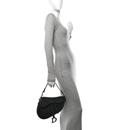 Christian Dior Ultra Matte Calfskin Saddle Bag Black 2 of 11