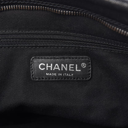 Chanel Calfskin Diamond Stitch Tote Black 5 of 12