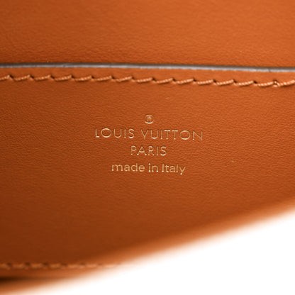 Louis Vuitton Canvas Smooth Calfskin LV Pont 9 Soft MM Caramel Brown 6 of 10