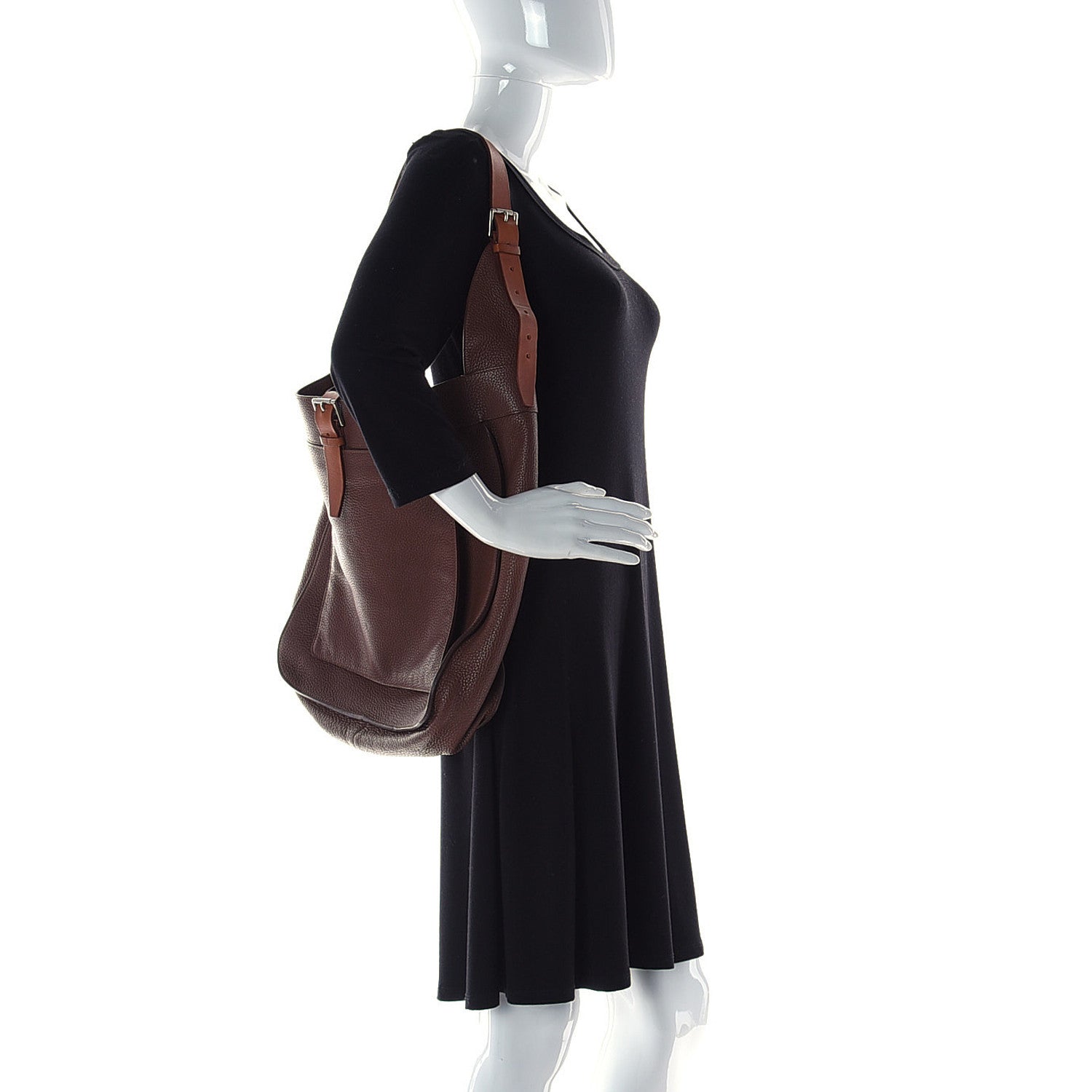 Hermes Taurillon Clemence Marwari GM Noisette 2 of 12