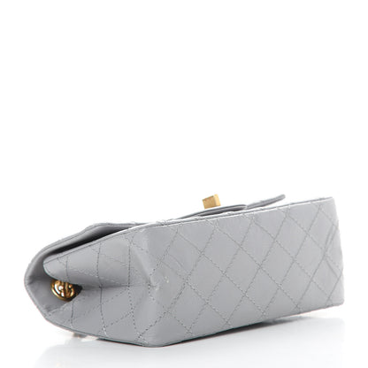 Chanel Aged Calfskin Quilted 2.55 Reissue Mini Flap Grey 4 of 12