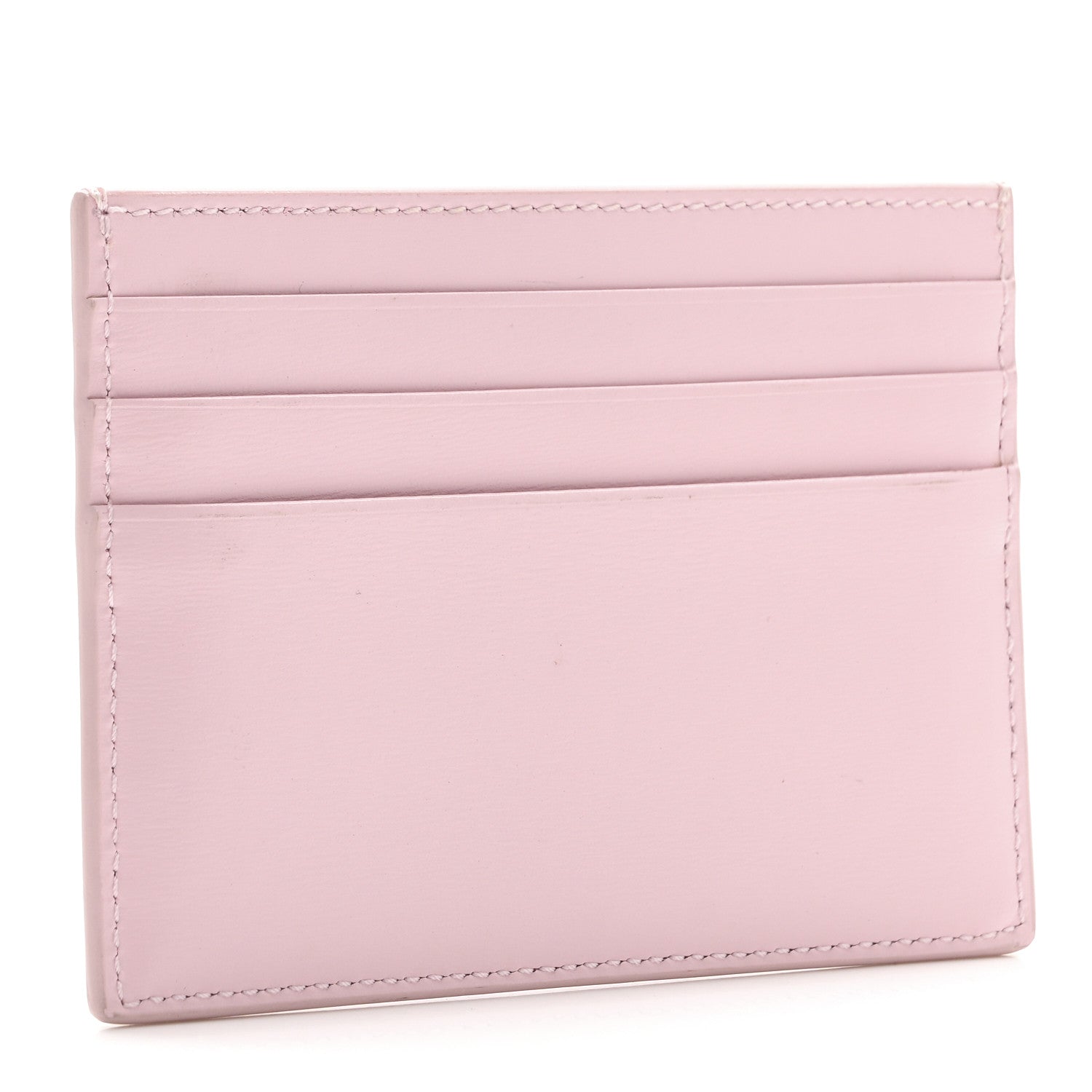 Celine Shiny Calfskin Triomphe Card Holder Petal 3 of 8