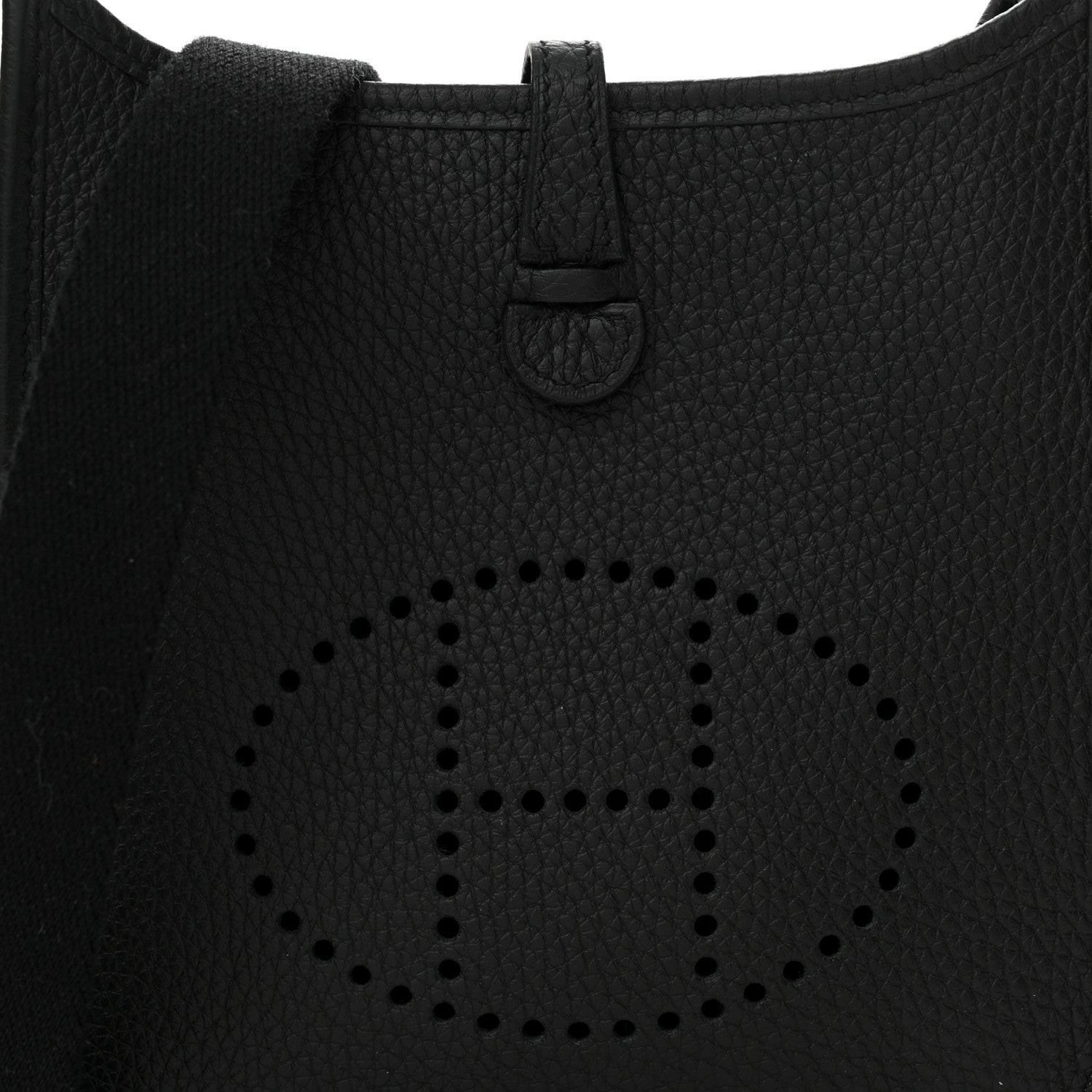 Hermes Taurillon Clemence Evelyne TPM Black 8 of 12