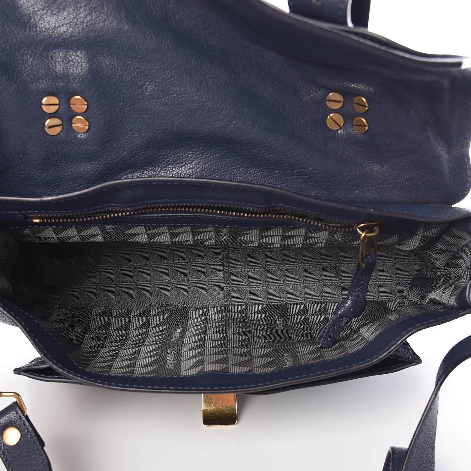 Proenza Schouler Lambskin Tiny PS1 Satchel Midnight 5 of 10