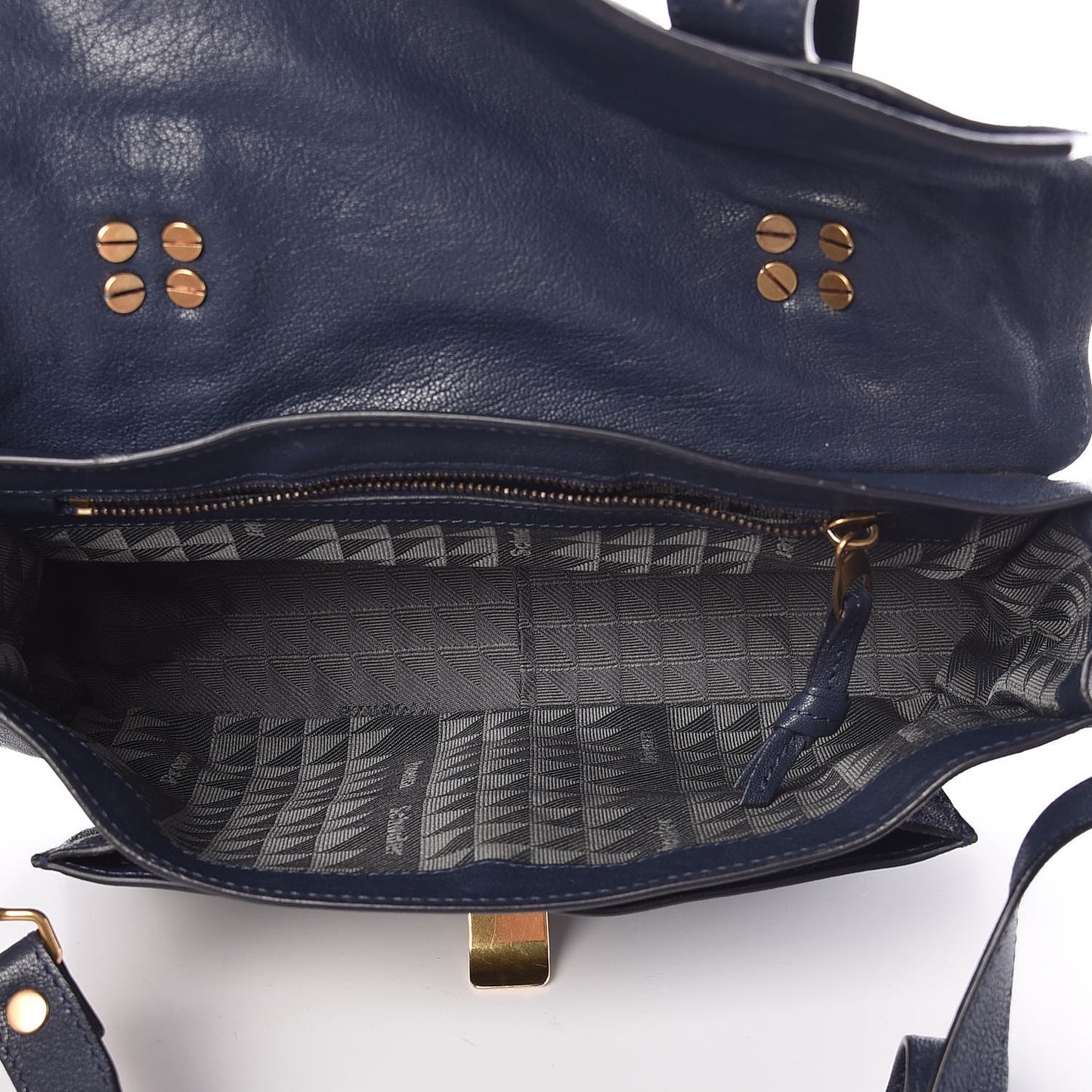 Lambskin Tiny PS1 Satchel Midnight