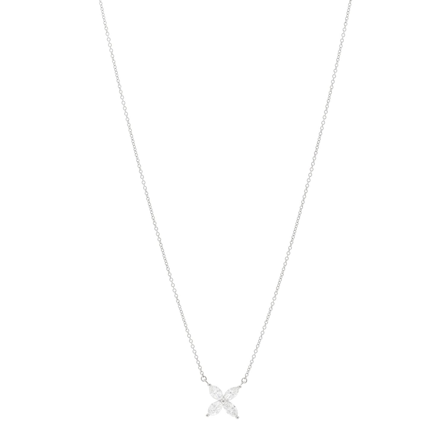 Tiffany Platinum Diamond Large Victoria Necklace 1 of 5