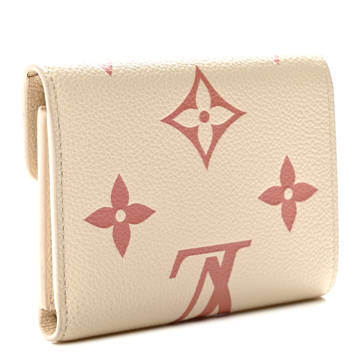 Empreinte Monogram Giant Victorine Wallet Creme Bois De Rose