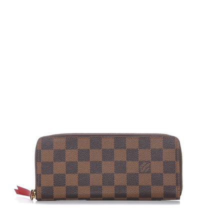 Louis Vuitton Damier Ebene Clemence Wallet 1 of 8