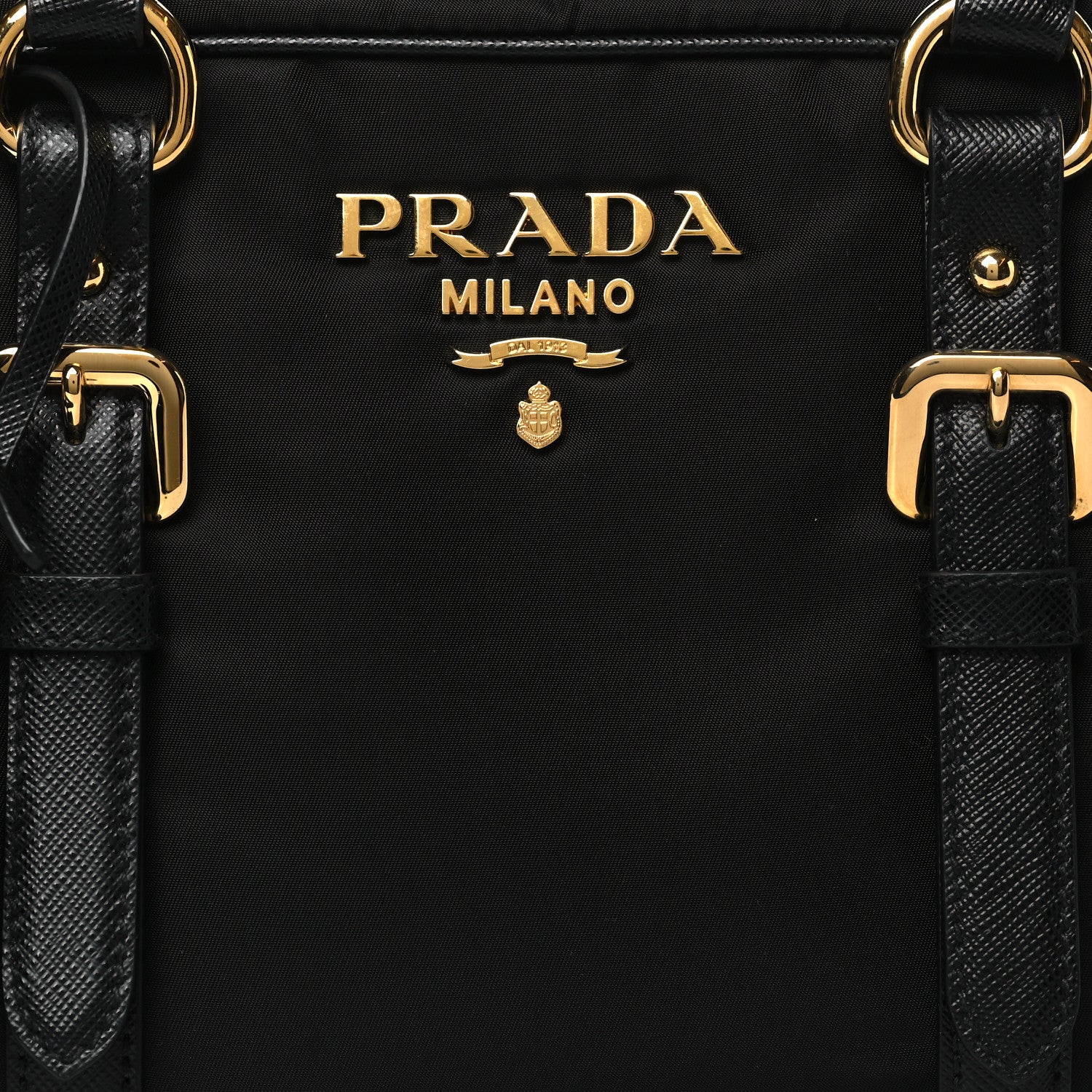 Prada Tessuto Nylon Saffiano Bauletto Black 8 of 10