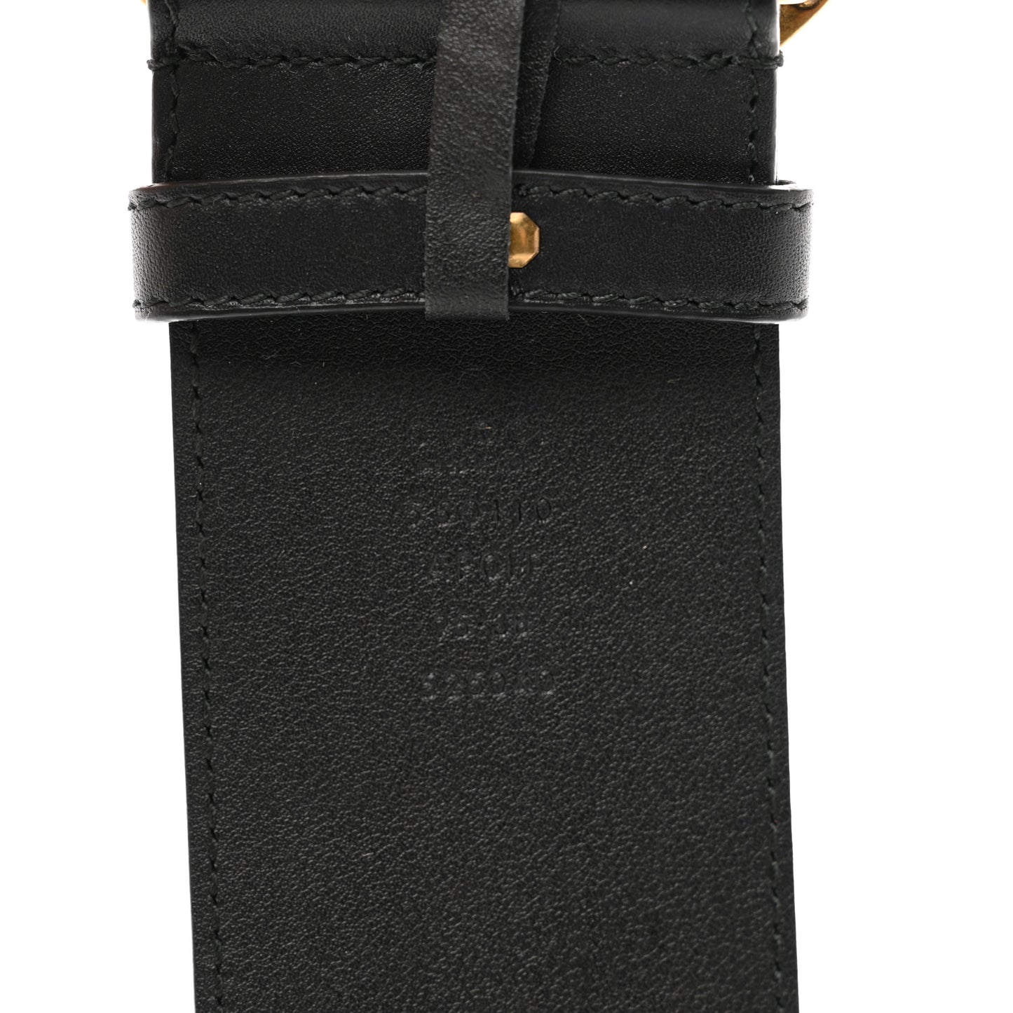 Calfskin Crystal Double G 55mm Belt 95 38 Black