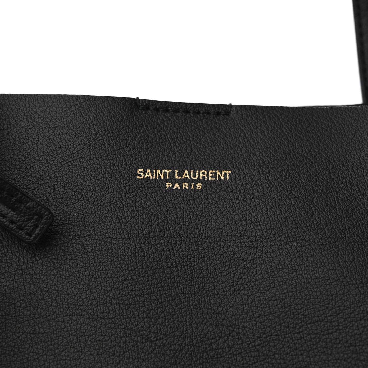 Calfskin Large Shopping Tote Black