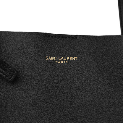 Saint Laurent Calfskin Large Shopping Tote Black 7 of 11