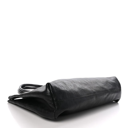 Chrome Hearts Grained Calfskin Fleur De Lis Tote Black 4 of 9