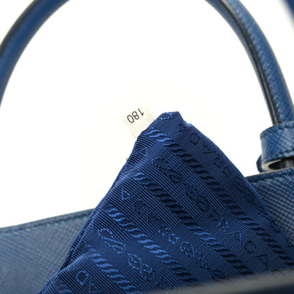 Prada Saffiano Cuir Open Promenade Tote Bluette 9 of 9