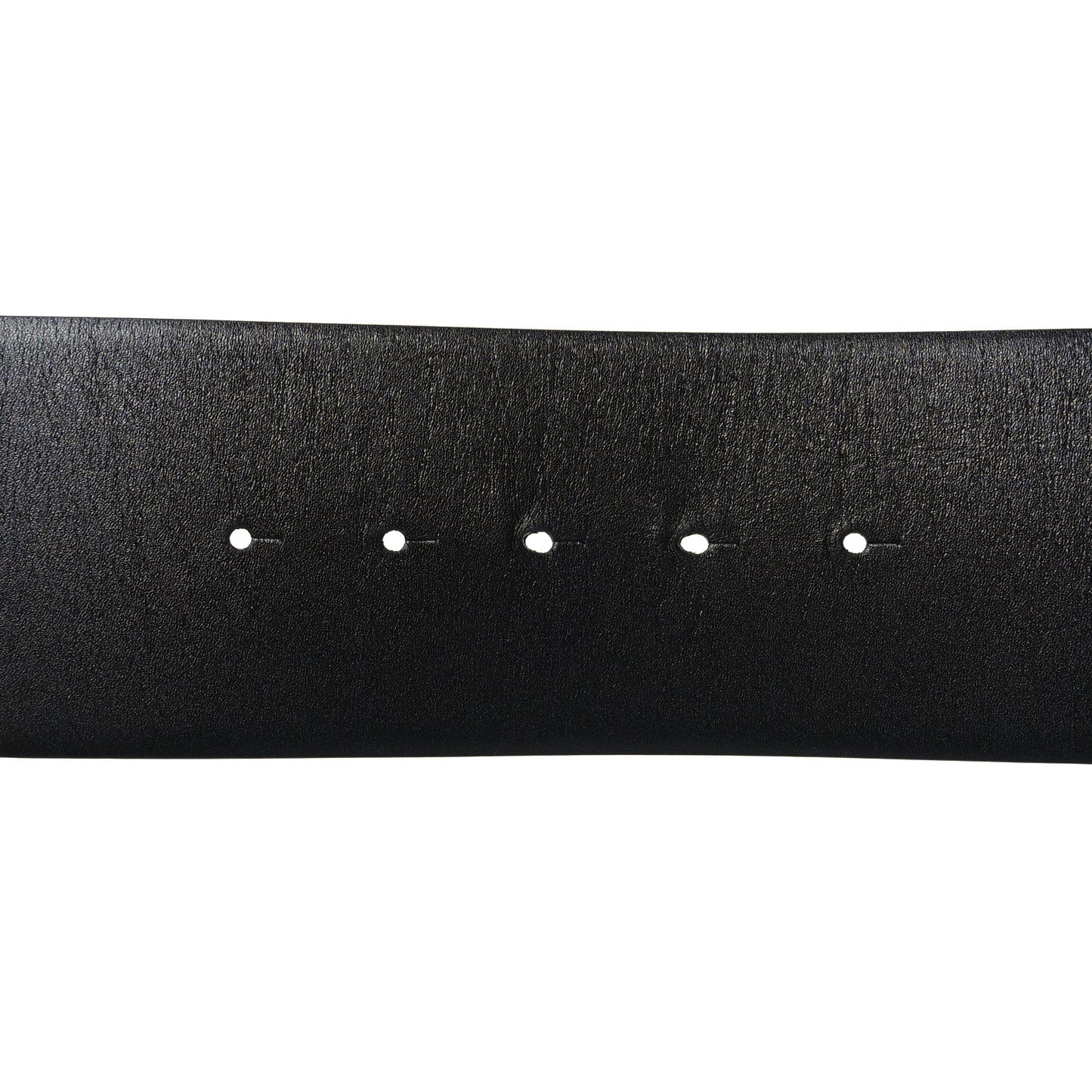 Glossy Calfskin Monochrome VLogo 40mm Belt 95 38 Black