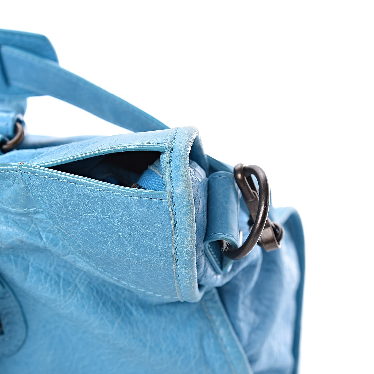 Balenciaga Agneau Classic Hardware City Bleu Paon 26 of 27