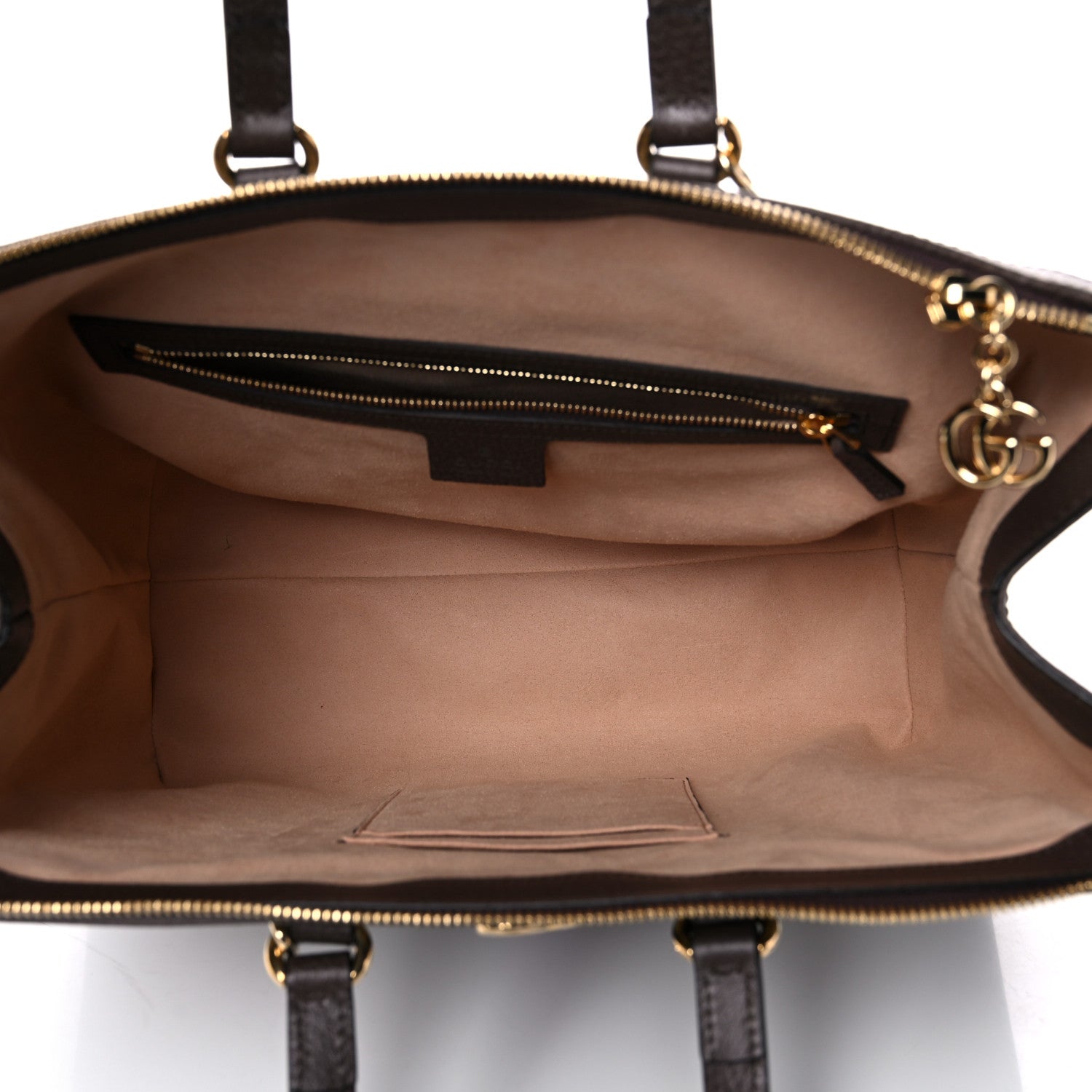 Gucci GG Supreme Monogram Web Medium Ophidia Tote Bag Brown 4 of 11