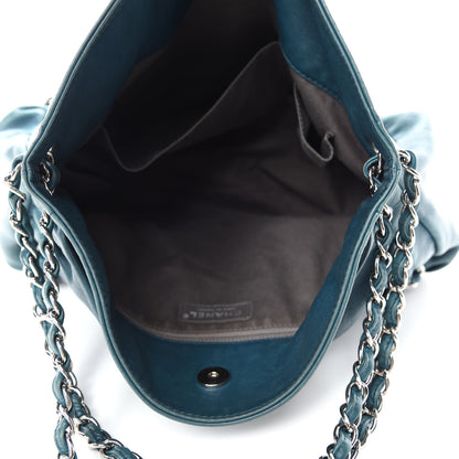 Chanel Lambskin Large Sharpei Shoulder Bag Turquoise 5 of 10
