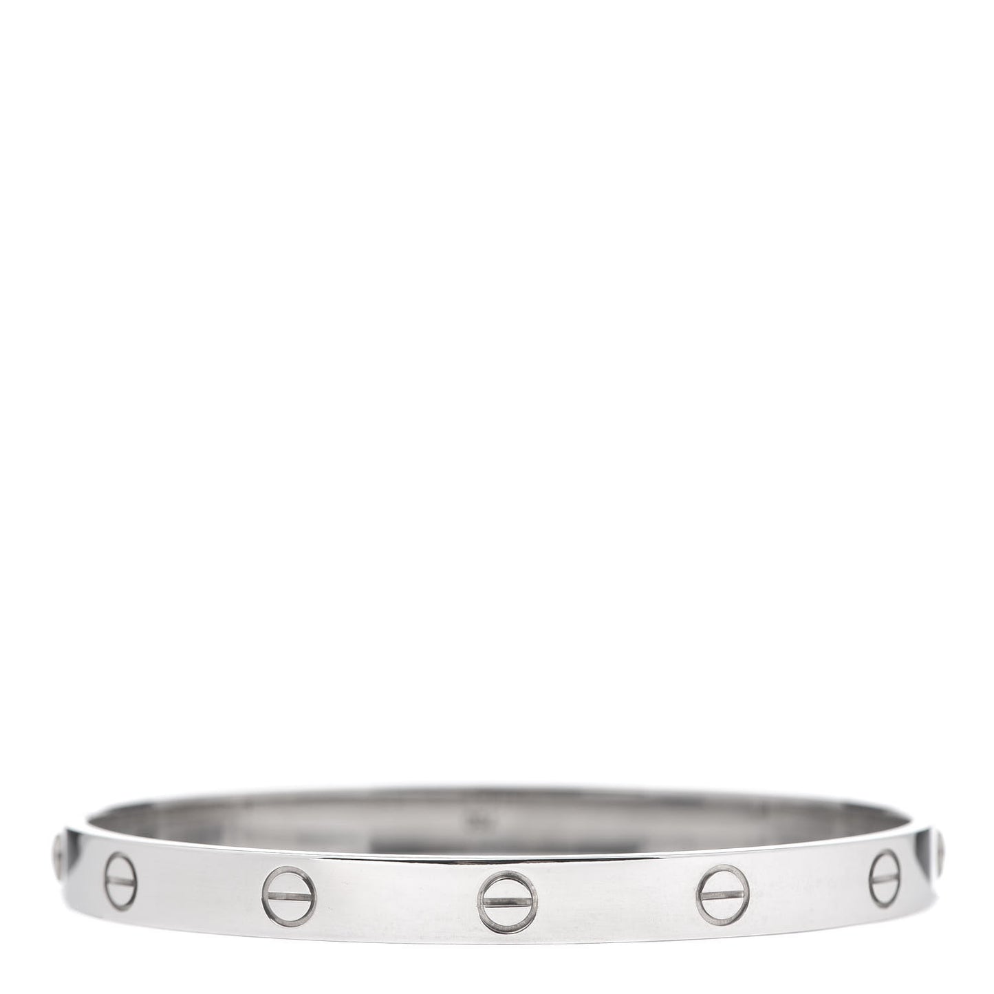 18K White Gold LOVE Bracelet 19