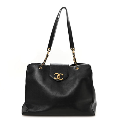 Chanel Caviar XL Weekender Bag Black 1 of 11