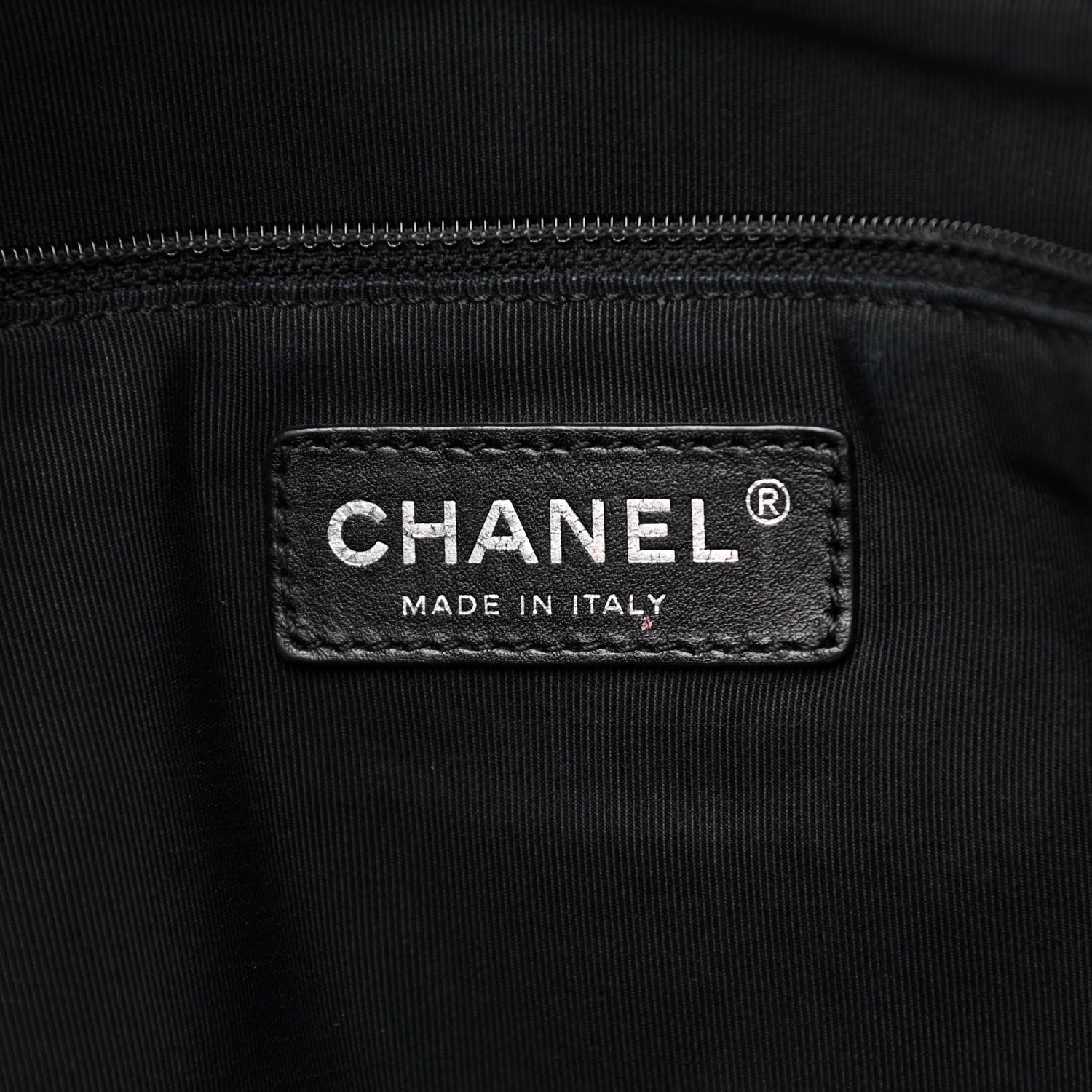 Chanel Patent Quilted Chic and Glitter Large Tote Black 5 of 9