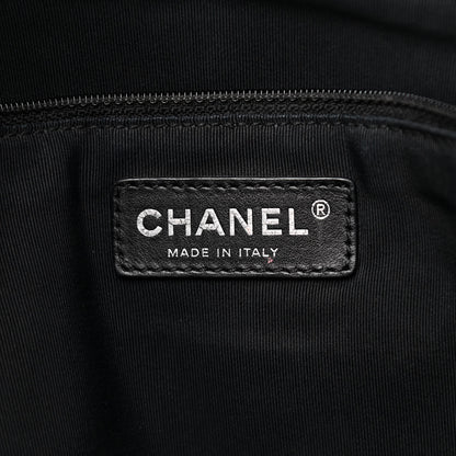 Chanel Patent Quilted Chic and Glitter Large Tote Black 5 of 9