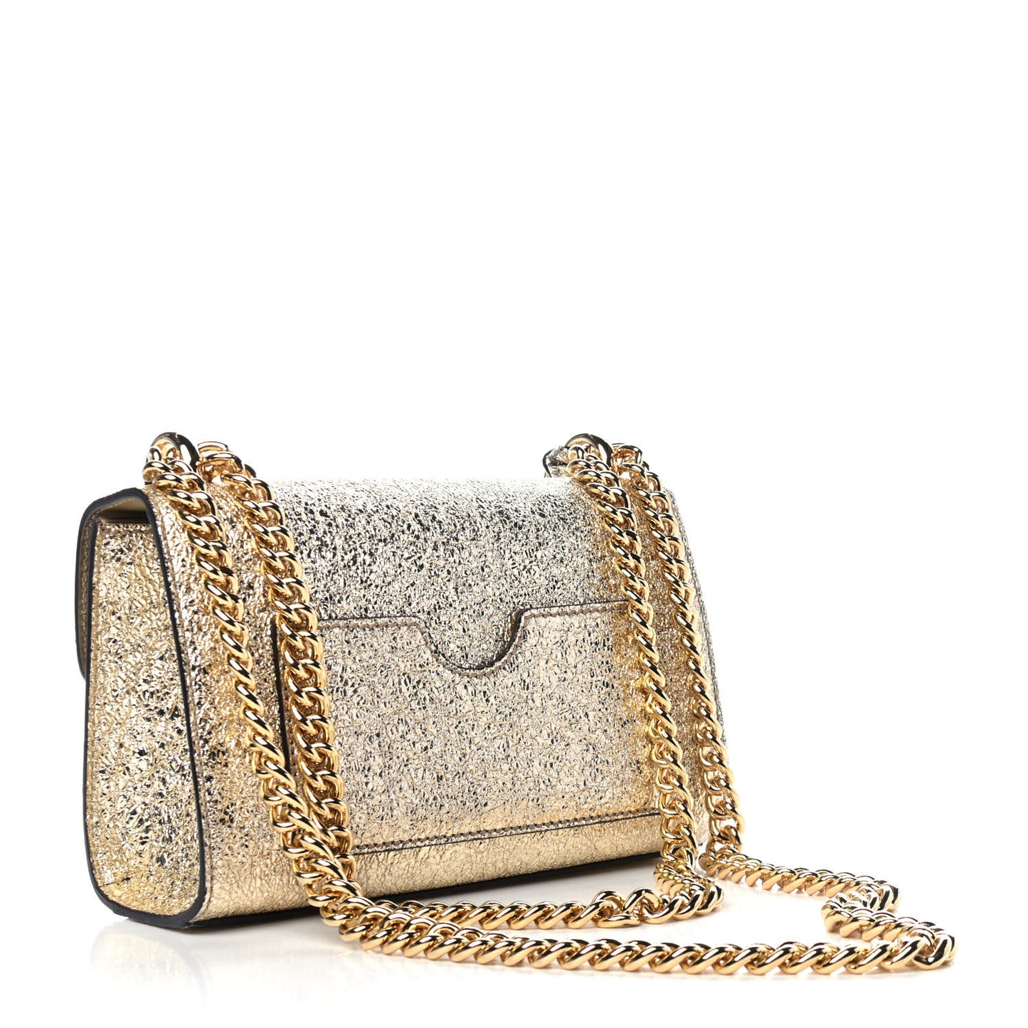 Galassia Small Padlock Shoulder Bag Platino