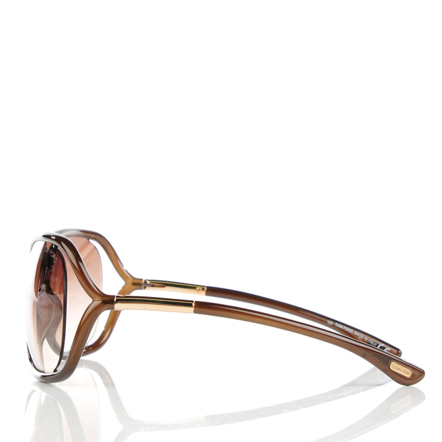 Tom Ford Raquel Sunglasses TF76 Dark Brown 2 of 7