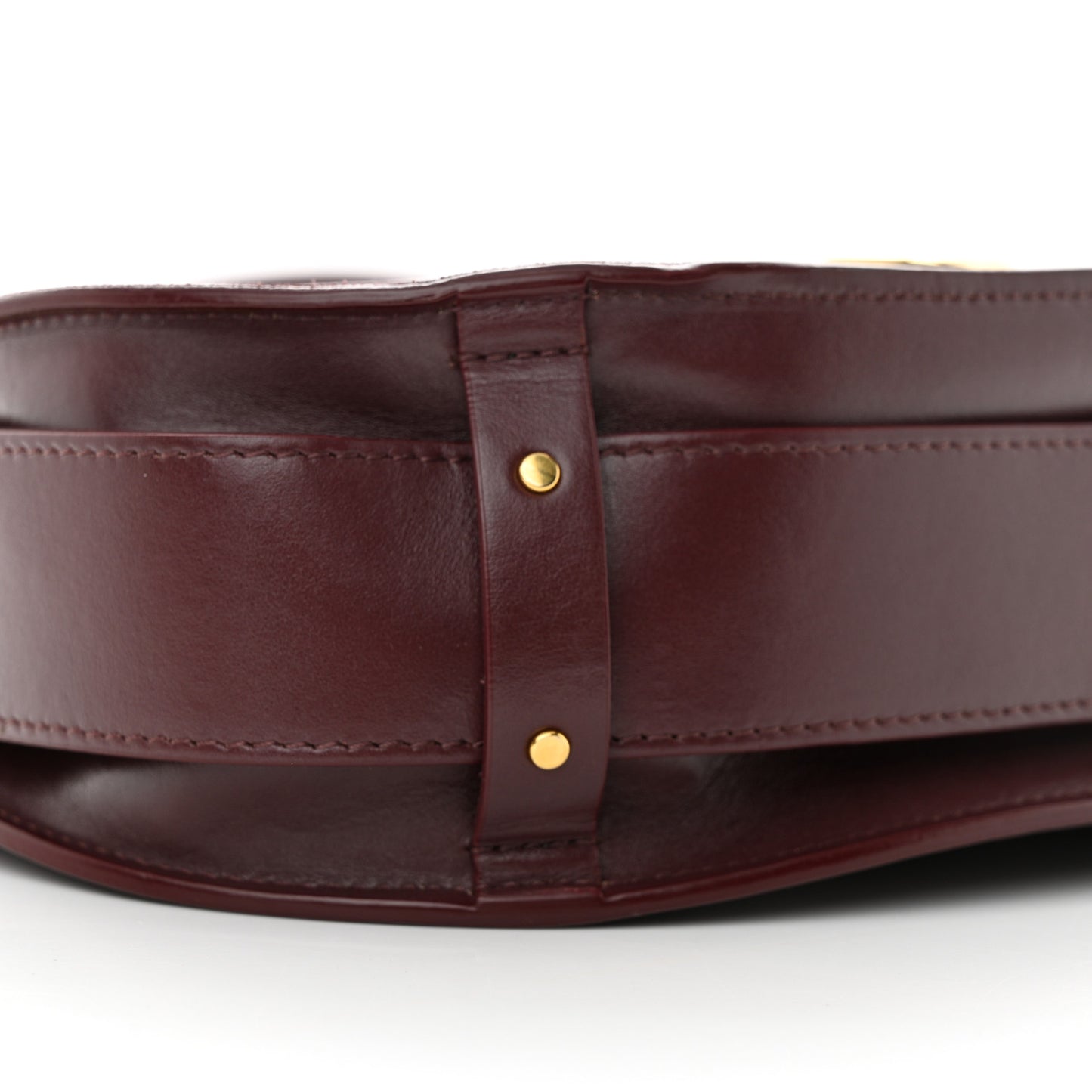Calfskin Small Tess Bag Burnt Brown