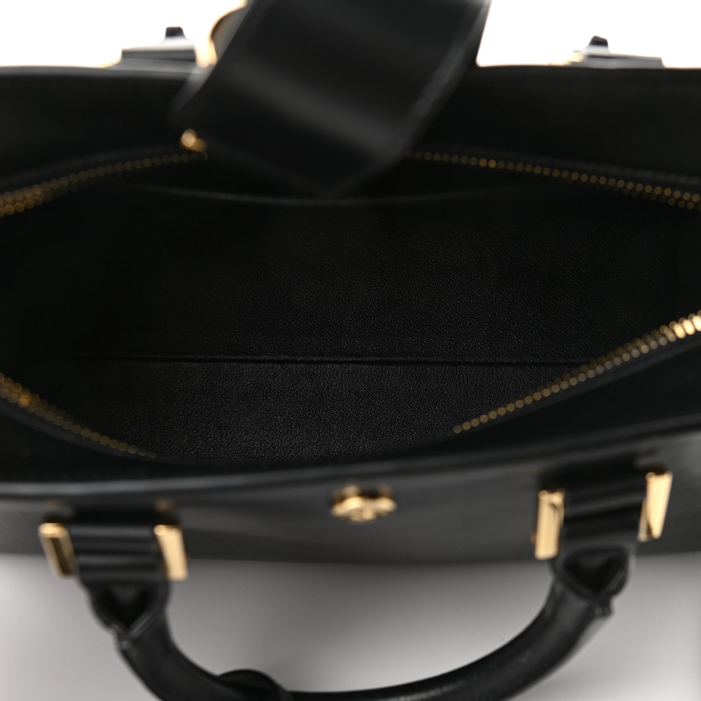 Calfskin Monogram Baby Cabas Black