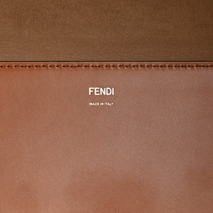 Fendi Vitello King Plexiglass Large Fendi Sunshine Shopper Tote Cuoio 6 of 12