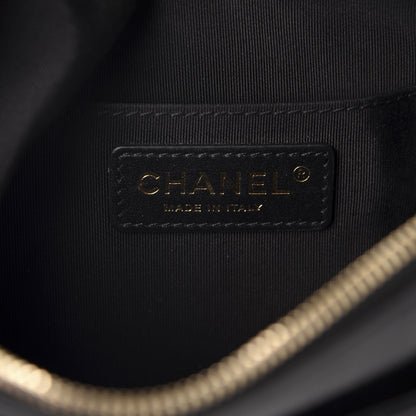 Chanel Lambskin Quilted Waist Bag Fanny Pack Black 8 of 11