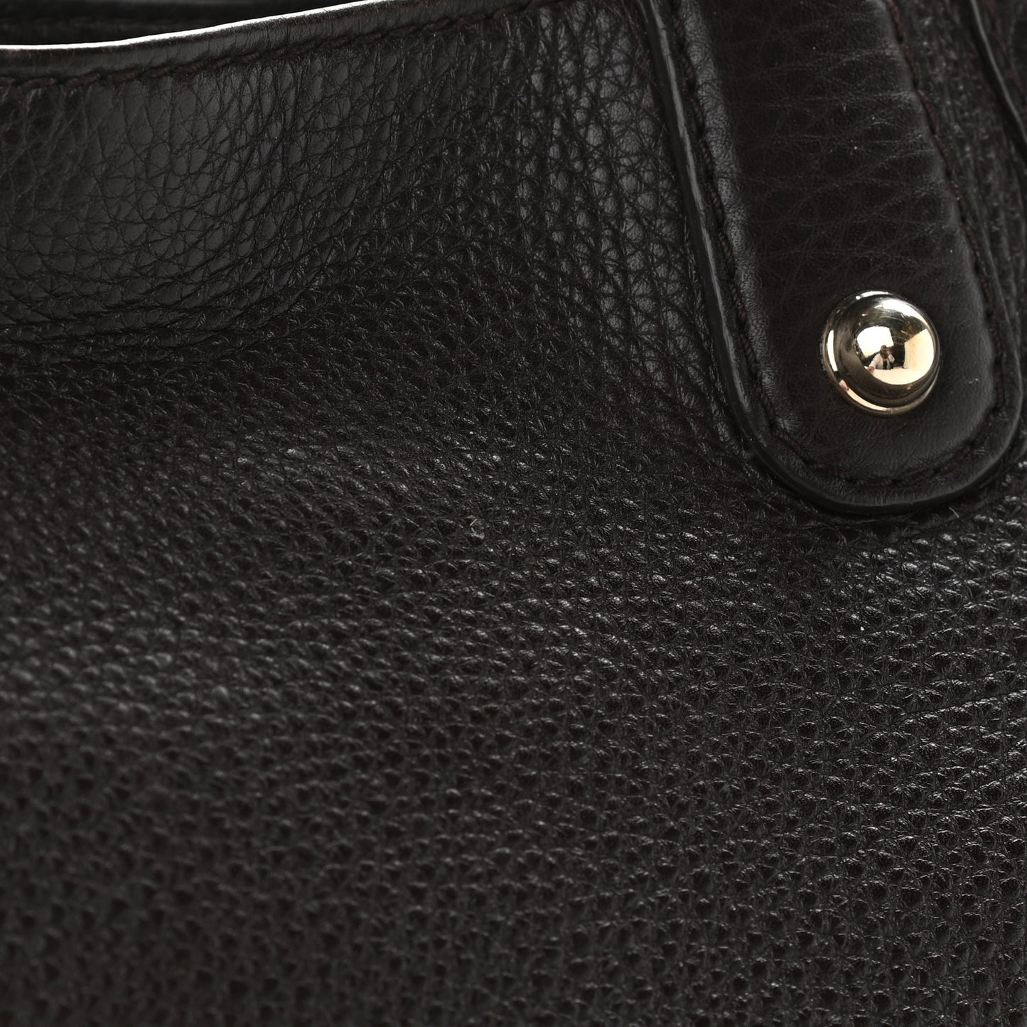 Calfskin Horsebit Web Dark Brown
