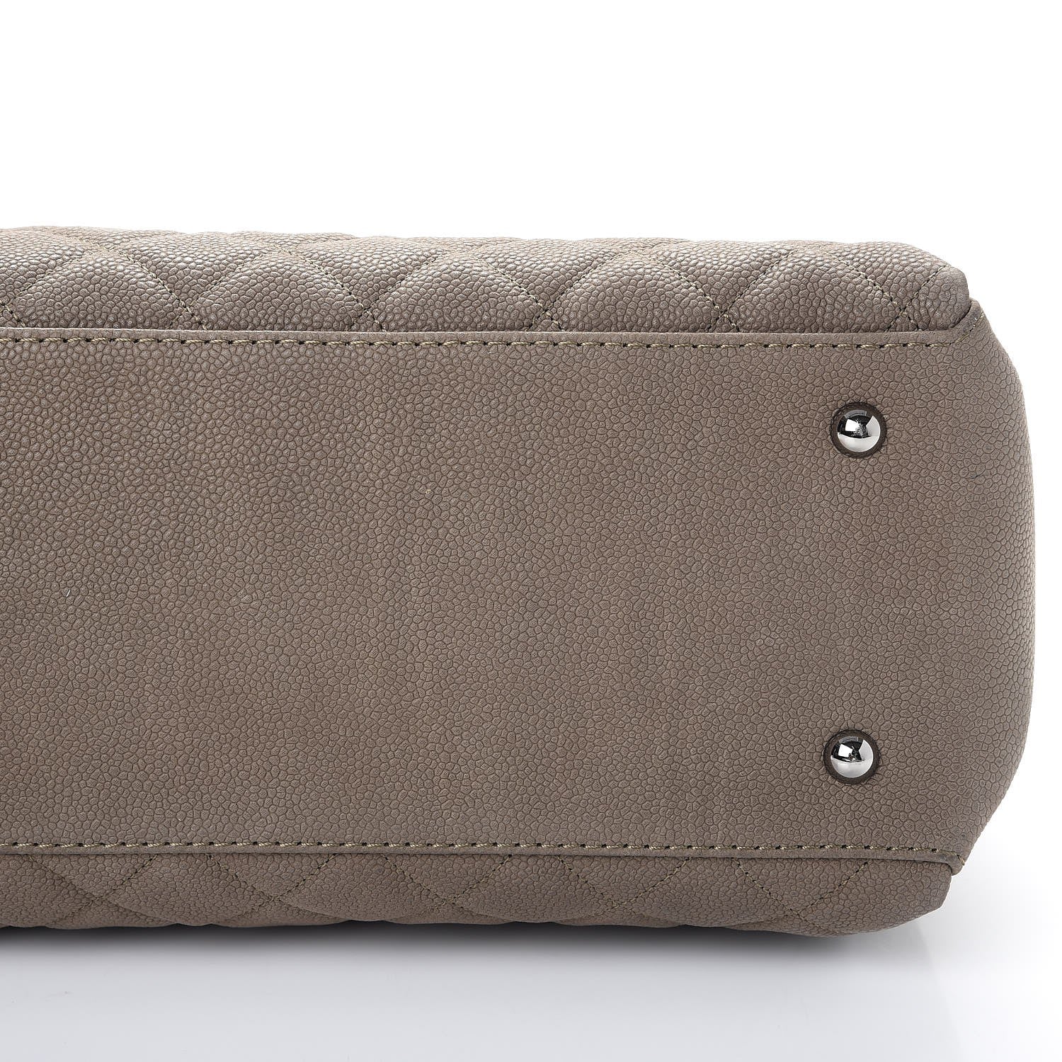 Chanel Iridescent Caviar Medium Lady Pearly Flap Khaki 12 of 14