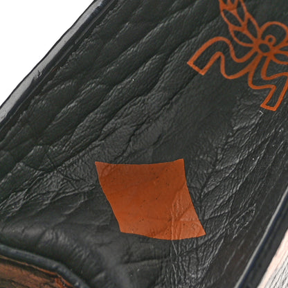 MCM Visetos Zip Chain Pouch Black Cognac 11 of 11