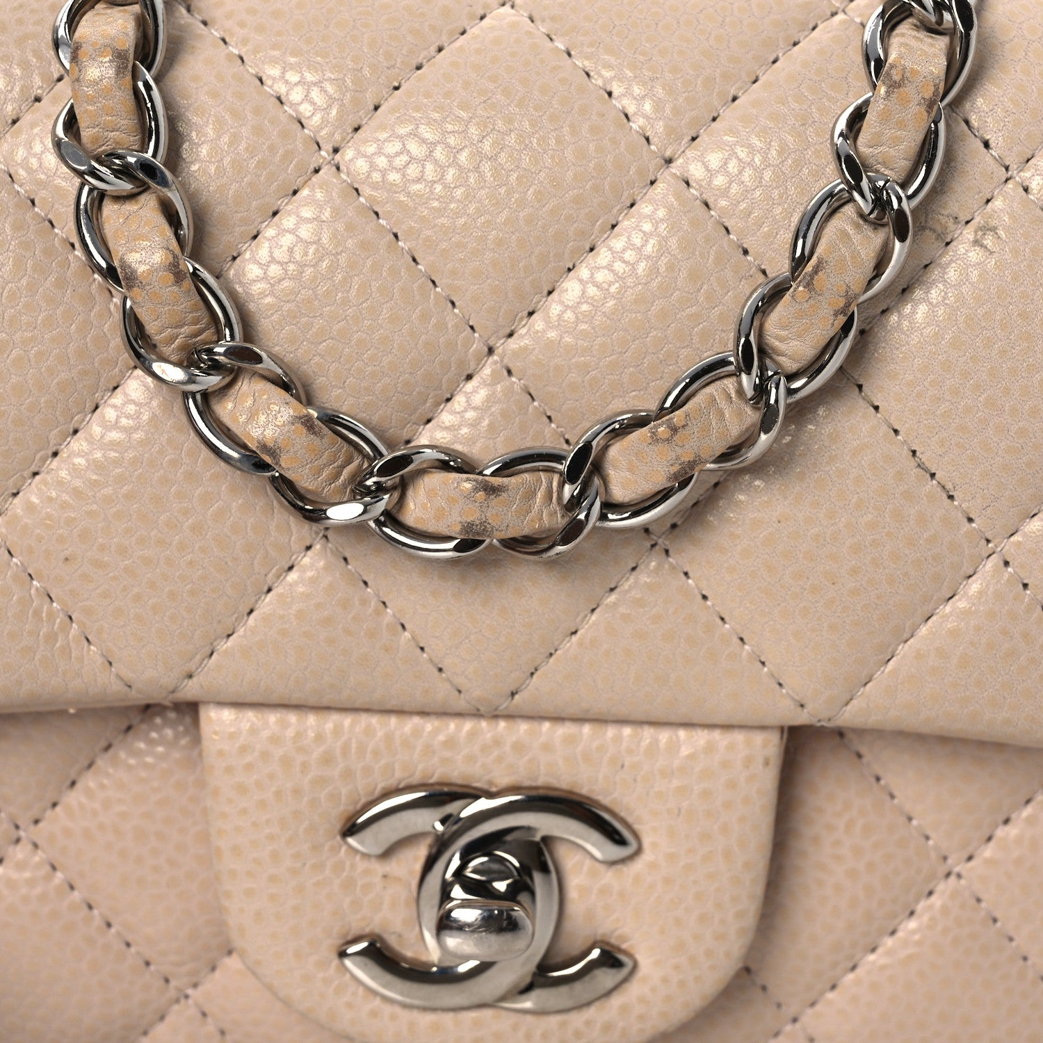 Chanel Caviar Quilted Mini Rectangular Flap Light Pink 11 of 17