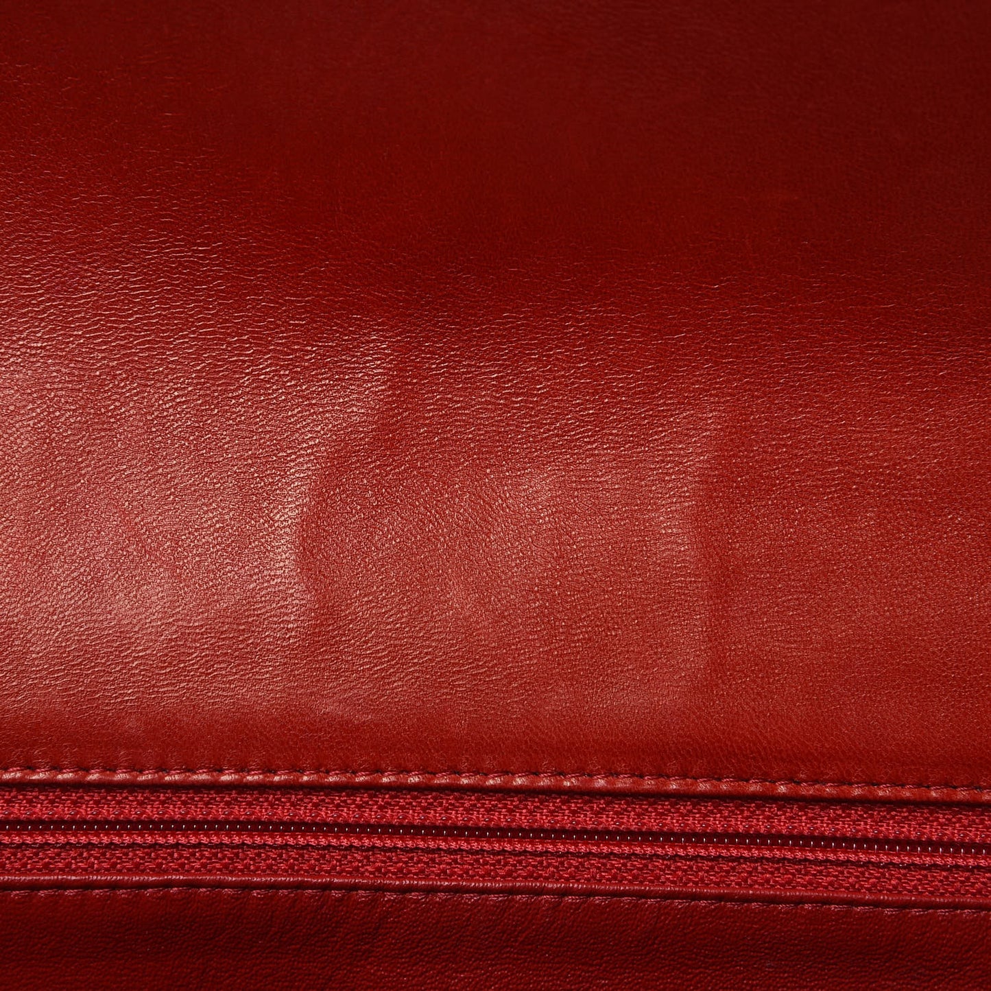 Lambskin Quilted Jumbo Single Flap Red