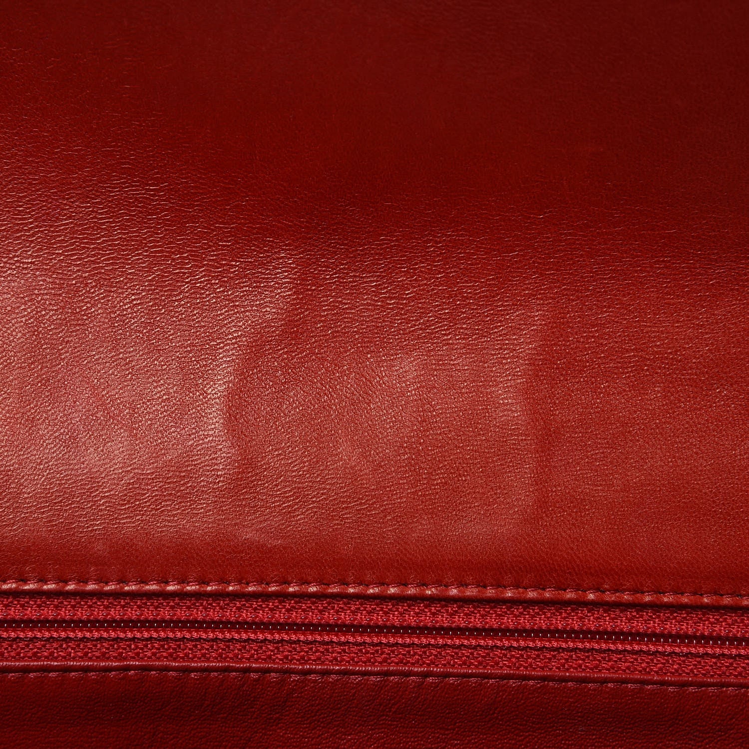 Chanel Lambskin Quilted Jumbo Single Flap Red 12 of 18