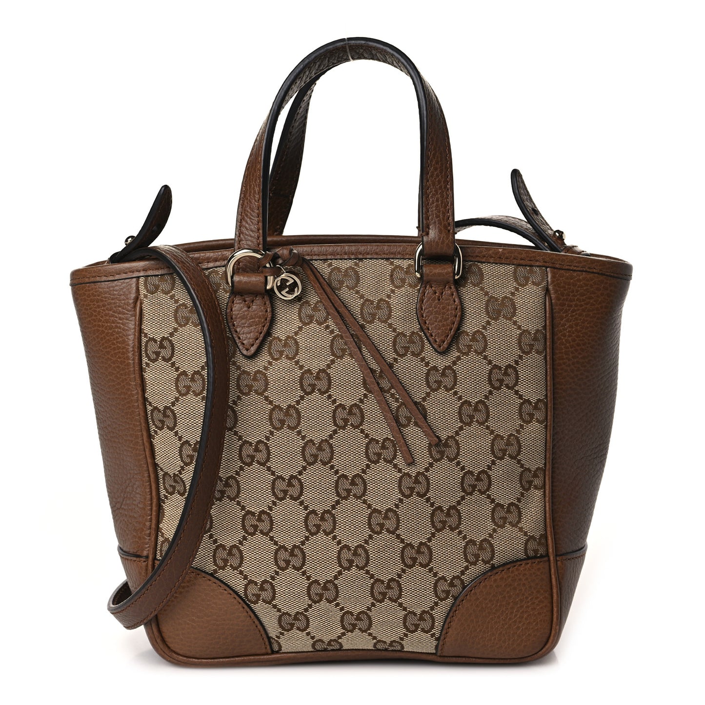 Monogram Small Bree Tote Beige Tabacco