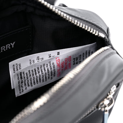 Burberry Econyl Logo Print Small Cannon Bum Bag Charcoal Grey 7 of 9