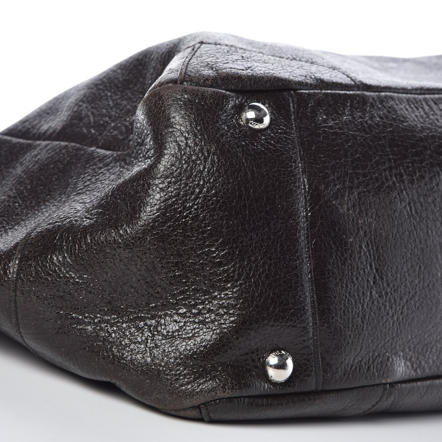 Cervo Lux Chain Shoulder Bag Ebano