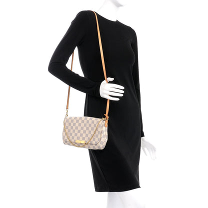 Louis Vuitton Damier Azur Favorite MM 2 of 10