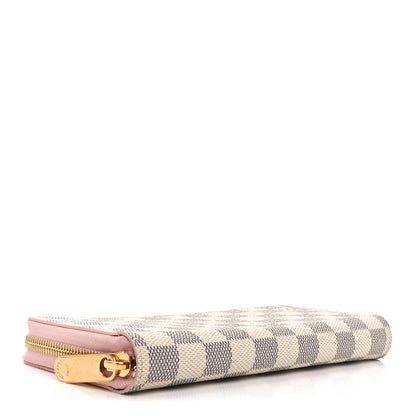 Louis Vuitton Damier Azur Zippy Wallet Rose Ballerine 4 of 6