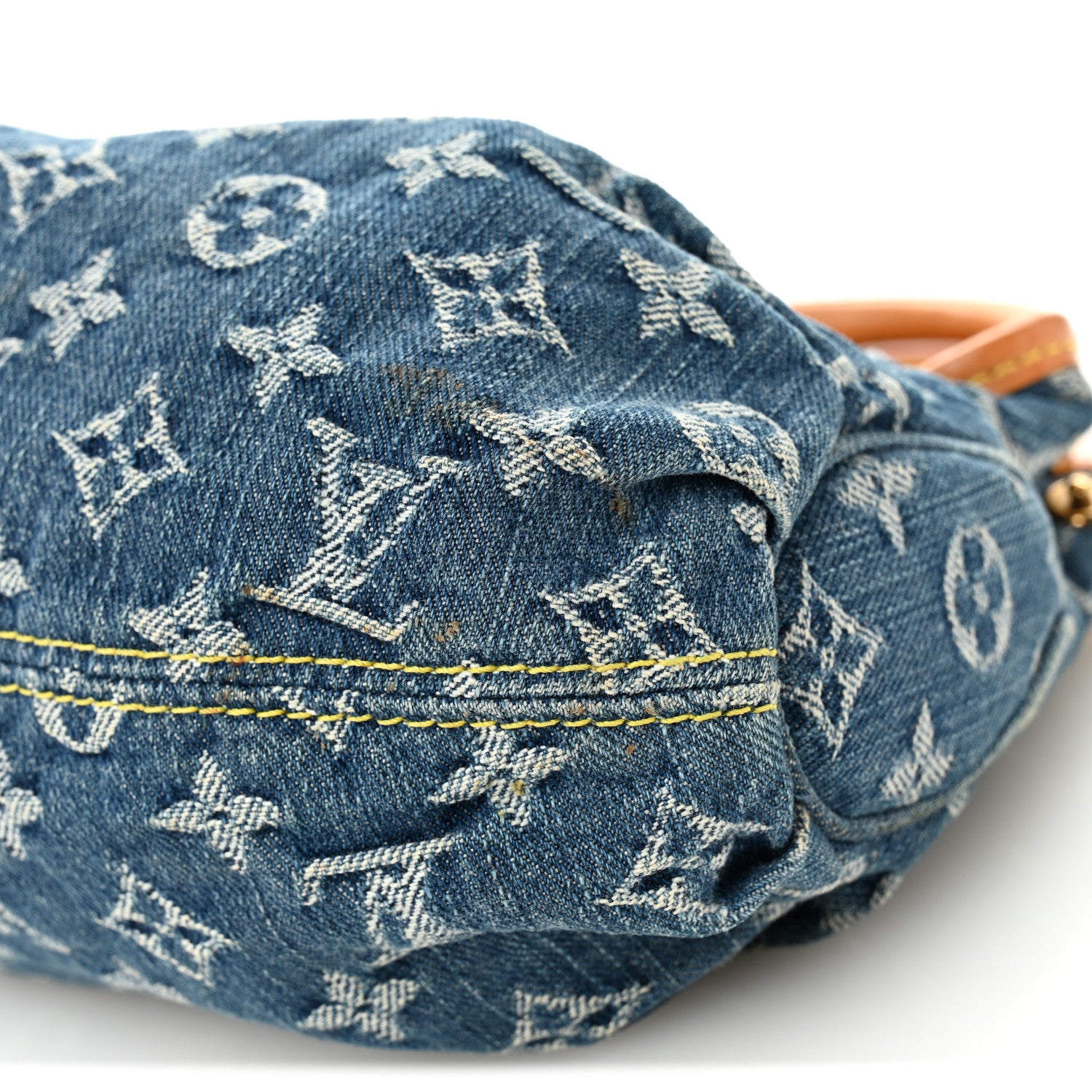 Louis Vuitton Monogram Denim Pleaty Blue 9 of 13