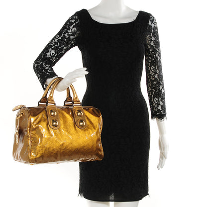 Gucci Patent Babouska Medium Boston 2 of 9