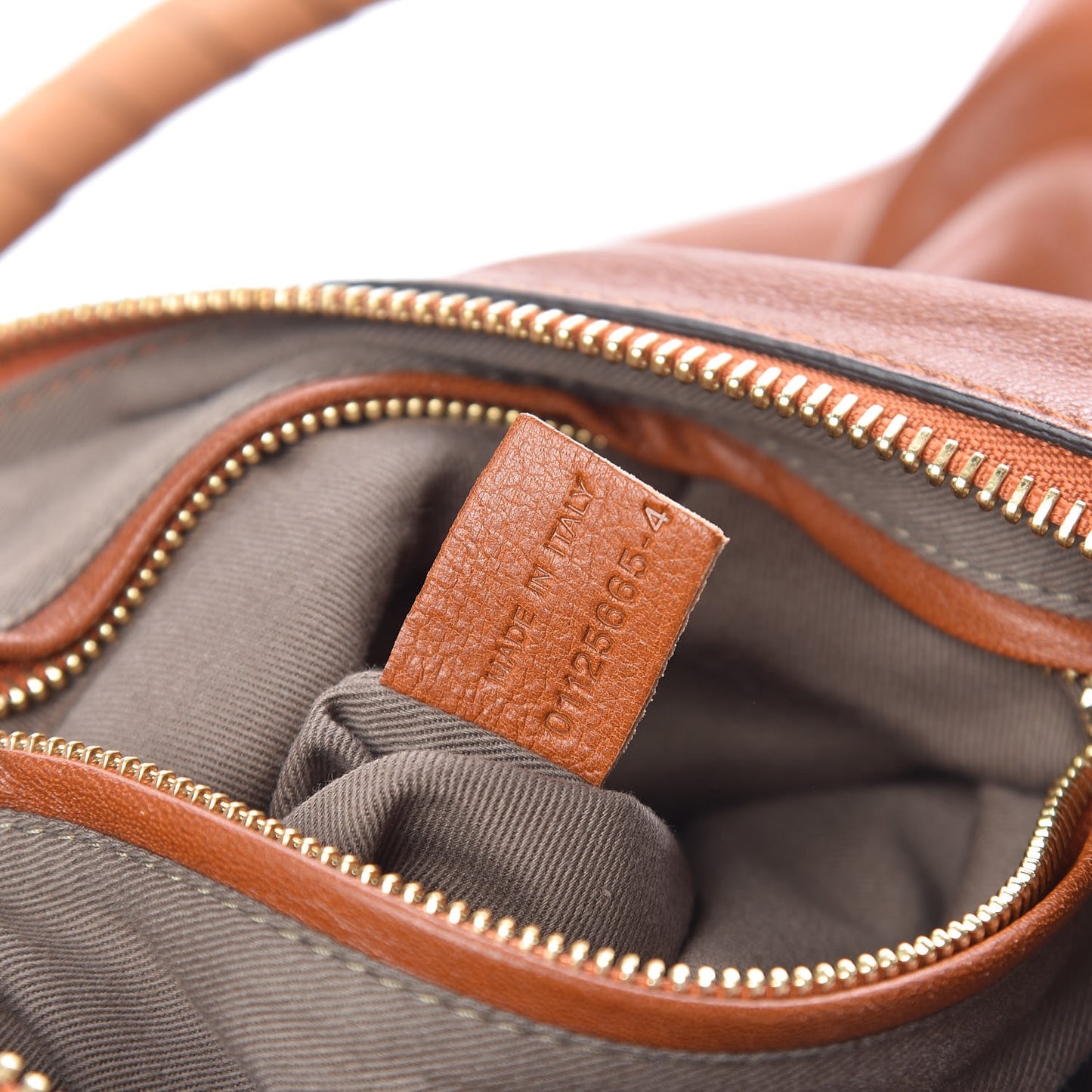 Calfskin Perforated Marcie Animation Satchel Brown