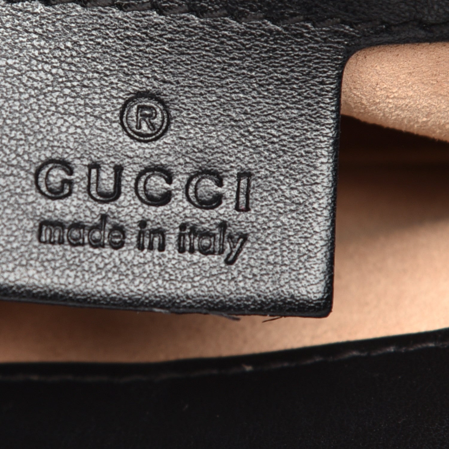 Gucci Calfskin Matelasse Small GG Marmont Top Handle Shoulder Bag Black 6 of 9