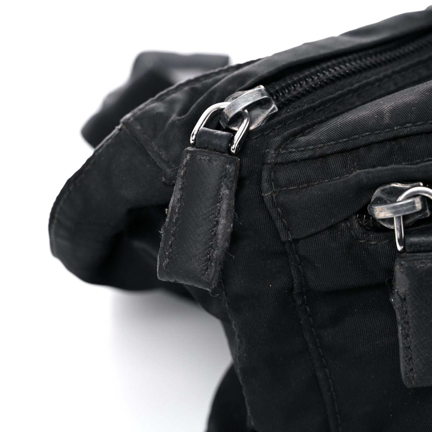 Tessuto Nylon Montagna Belt Bag Black