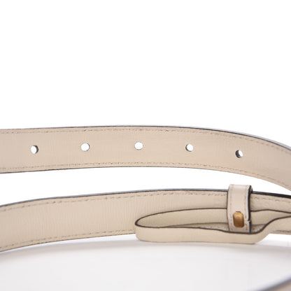 Gucci Calfskin Double G 20mm Belt 65 25 Mystic White 5 of 7