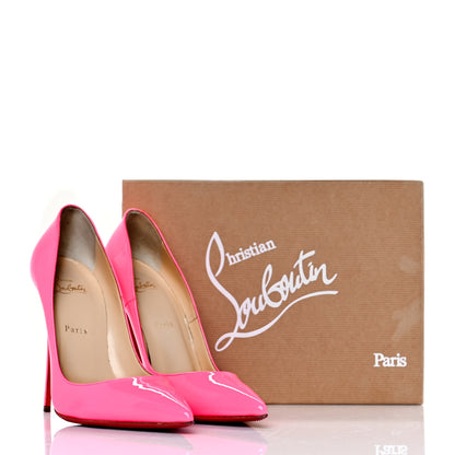 Christian Louboutin Patent So Kate 120 Pumps 40 Shocking Pink 8 of 8